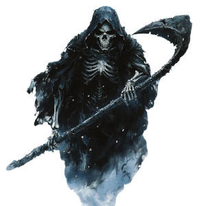 Dark Reaper Vinyl Car Decal Sticker – Waterproof & UV-Resistant 8"