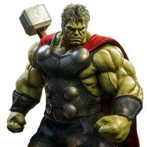 Hulk Thor Fusion Vinyl Car Decal Sticker – Waterproof & UV-Resistant 8" Hulk Thor Fusion Vinyl Car Decal Sticker – Waterproof & UV-Resistant 8"