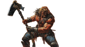 Golden Axe Cover Vinyl Car Decal Sticker – Waterproof & UV-Resistant 8"