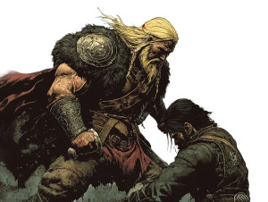 Viking Battle Vinyl Car Decal Sticker – Waterproof & UV-Resistant 8"