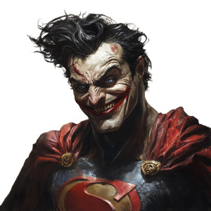 Super Villain Vinyl Car Decal Sticker – Waterproof & UV-Resistant 8"