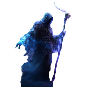 Grim Reaper V9 Vinyl Car Decal Sticker – Waterproof & UV-Resistant 8"