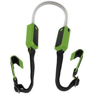 High Performance Tool Work Light | Fits Any Size Hoods | Battery Powered 1000 Lumens 60 Wide Angle LED | Hands Free Green/ Black