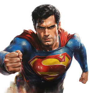 Superman V6 Vinyl Car Decal Sticker – Waterproof & UV-Resistant 8"