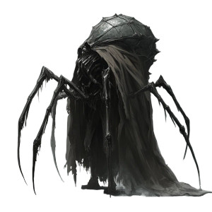 Dragonborn Spider Exoskeleton Vinyl Car Decal Sticker – Waterproof & UV-Resistant 8"