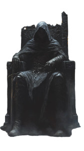 Dark Throne Warrior Vinyl Car Decal Sticker – Waterproof & UV-Resistant 8"