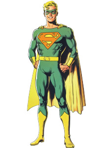 Vintage Green Superman Vinyl Car Decal Sticker – Waterproof & UV-Resistant 8"