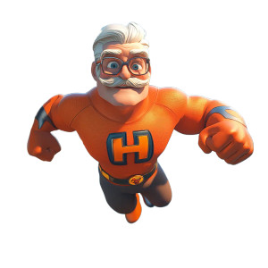 Superhero Over Sydney Vinyl Car Decal Sticker – Waterproof & UV-Resistant 8"