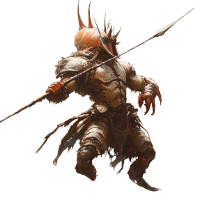 Warrior Shrimp Vinyl Car Decal Sticker – Waterproof & UV-Resistant 8"