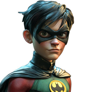 3D Realistic Robin Vinyl Car Decal Sticker – Waterproof & UV-Resistant 8"