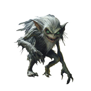 Grey Gremlin Attack Vinyl Car Decal Sticker – Waterproof & UV-Resistant 8"