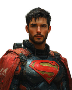 Cyberpunk Superman V3 Vinyl Car Decal Sticker – Waterproof & UV-Resistant 8"