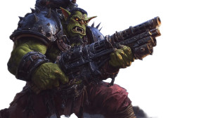 Armed Orc Warriors Vinyl Car Decal Sticker – Waterproof & UV-Resistant 8"