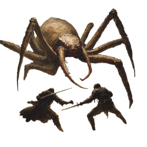 Medieval Barbarians Vs Spiders Vinyl Car Decal Sticker – Waterproof & UV-Resistant 8"