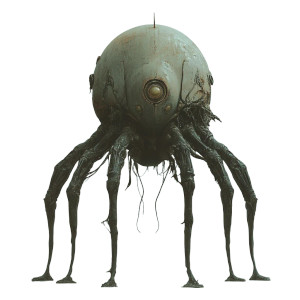 Biopunk Elder Thing Vinyl Car Decal Sticker – Waterproof & UV-Resistant 8"