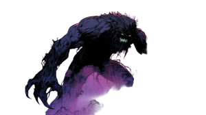 Shadowy Forest Monster Vinyl Car Decal Sticker – Waterproof & UV-Resistant 8"