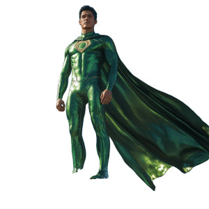 Green Suit Hero V2 Vinyl Car Decal Sticker – Waterproof & UV-Resistant 8" Green Suit Hero V2 Vinyl Car Decal Sticker – Waterproof & UV-Resistant 8"
