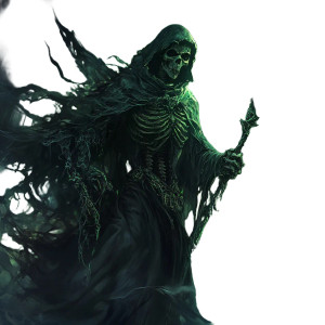 Evil Necromancer Vinyl Car Decal Sticker – Waterproof & UV-Resistant 8" Evil Necromancer Vinyl Car Decal Sticker – Waterproof & UV-Resistant 8"