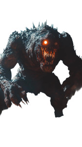 Space Mythologic Monster Vinyl Car Decal Sticker – Waterproof & UV-Resistant 8"