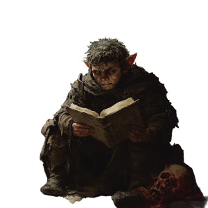 Halfling Reading Scroll Vinyl Car Decal Sticker – Waterproof & UV-Resistant 8" Halfling Reading Scroll Vinyl Car Decal Sticker – Waterproof & UV-Resistant 8"