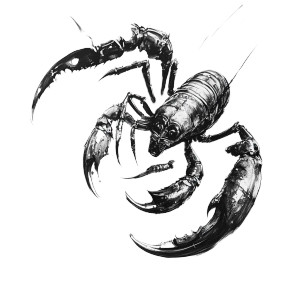 Scorpio Drawing Vinyl Car Decal Sticker – Waterproof & UV-Resistant 8"