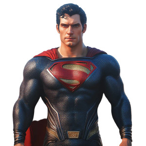 Superman Front View Vinyl Car Decal Sticker – Waterproof & UV-Resistant 8"