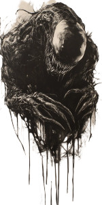 Venom Drawing Vinyl Car Decal Sticker – Waterproof & UV-Resistant 8"