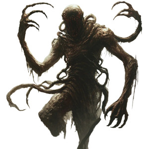 Eldritch Balance Horror Vinyl Car Decal Sticker – Waterproof & UV-Resistant 8"