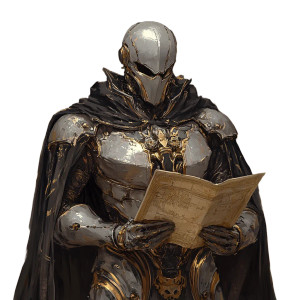 Ancient Warforged Aristocrat Vinyl Car Decal Sticker – Waterproof & UV-Resistant 8"