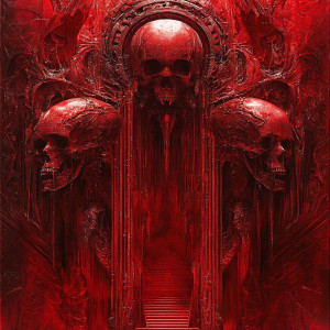 Deathstep Artwork Vinyl Car Decal Sticker – Waterproof & UV-Resistant 8"