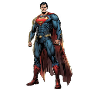 Superman Front Pose Vinyl Car Decal Sticker – Waterproof & UV-Resistant 8"