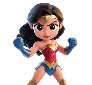 Cartoon Wonder Woman Vinyl Car Decal Sticker – Waterproof & UV-Resistant 8" Cartoon Wonder Woman Vinyl Car Decal Sticker – Waterproof & UV-Resistant 8"
