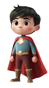 Superhero Child V3 Vinyl Car Decal Sticker – Waterproof & UV-Resistant 8"