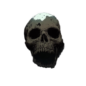 Giant Skull Tunnel Vinyl Car Decal Sticker – Waterproof & UV-Resistant 8"