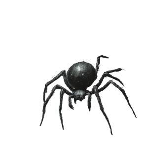 Gossamer Gowned Spider Vinyl Car Decal Sticker – Waterproof & UV-Resistant 8"