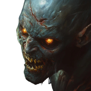 Demon Zombie Vinyl Car Decal Sticker – Waterproof & UV-Resistant 8" Demon Zombie Vinyl Car Decal Sticker – Waterproof & UV-Resistant 8"