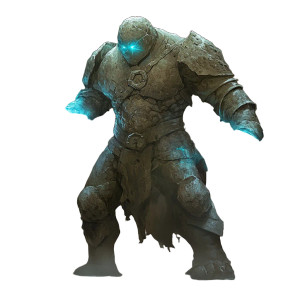 Mage'S Golem Vinyl Car Decal Sticker – Waterproof & UV-Resistant 8"