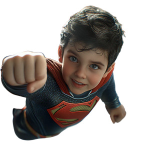 Young Boy Superman Vinyl Car Decal Sticker – Waterproof & UV-Resistant 8" Young Boy Superman Vinyl Car Decal Sticker – Waterproof & UV-Resistant 8"