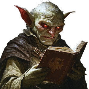 Evil Goblin Enchanter Vinyl Car Decal Sticker – Waterproof & UV-Resistant 8"