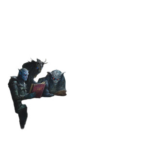 Monsters Reading Books Vinyl Car Decal Sticker – Waterproof & UV-Resistant 8"