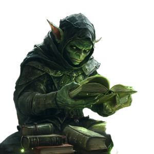 Goblin Mage Vinyl Car Decal Sticker – Waterproof & UV-Resistant 8"