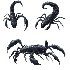 Dark Scorpion Angles Vinyl Car Decal Sticker – Waterproof & UV-Resistant 8"