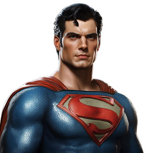 Superman Hero Portrait Vinyl Car Decal Sticker – Waterproof & UV-Resistant 8"