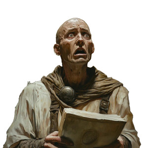 Exhausted Messenger Vinyl Car Decal Sticker – Waterproof & UV-Resistant 8"