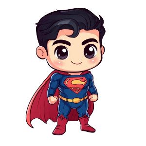 Chibi Superman Sticker Vinyl Car Decal Sticker – Waterproof & UV-Resistant 8" Chibi Superman Sticker Vinyl Car Decal Sticker – Waterproof & UV-Resistant 8"