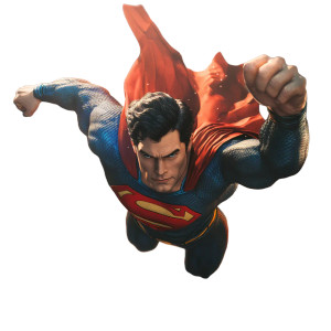 Superman Saves City Vinyl Car Decal Sticker – Waterproof & UV-Resistant 8"