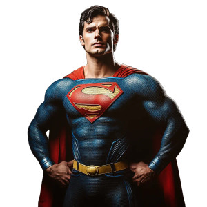 Overweight Superman V3 Vinyl Car Decal Sticker – Waterproof & UV-Resistant 8"