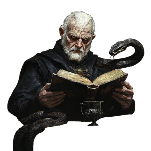 Sinister Medieval Scholar Vinyl Car Decal Sticker – Waterproof & UV-Resistant 8" Sinister Medieval Scholar Vinyl Car Decal Sticker – Waterproof & UV-Resistant 8"