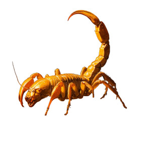 Emperor Scorpion Painting Vinyl Car Decal Sticker – Waterproof & UV-Resistant 8"