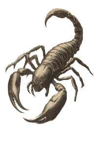 Evil Tribal Scorpion Vinyl Car Decal Sticker – Waterproof & UV-Resistant 8"